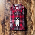 1960s DEADSTOCK Vintage ”Big Mac"  Printed Plaid Flannel Work Shirt/L
