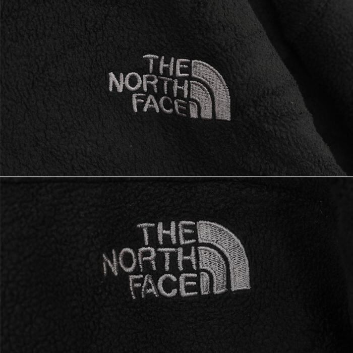 ザノースフェイス ロゴ刺繍 フリースジャケット L グレー アウター