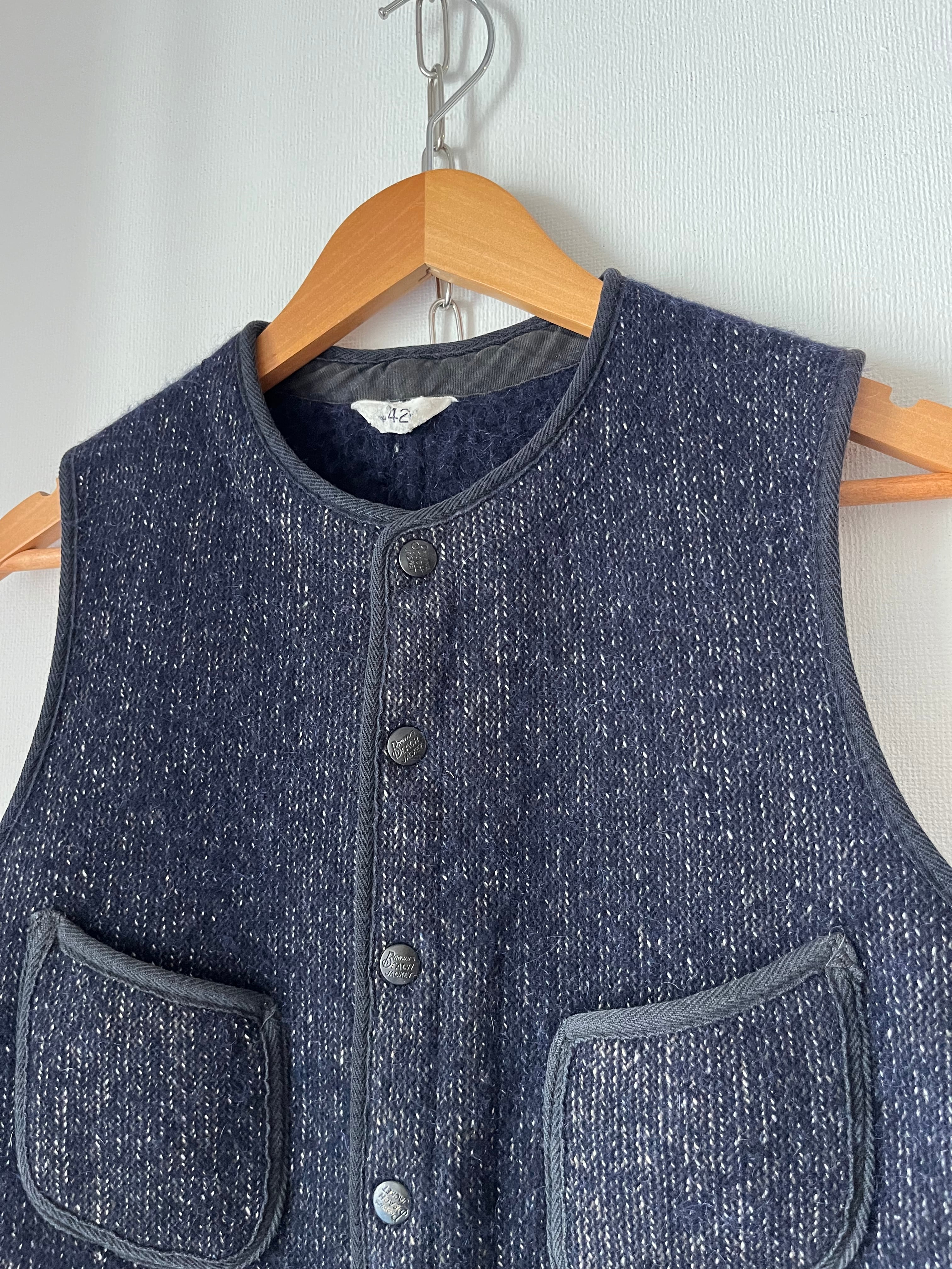50s Brown's Beach Vest Navy goodcondition 50年代 ブラウンズビーチ