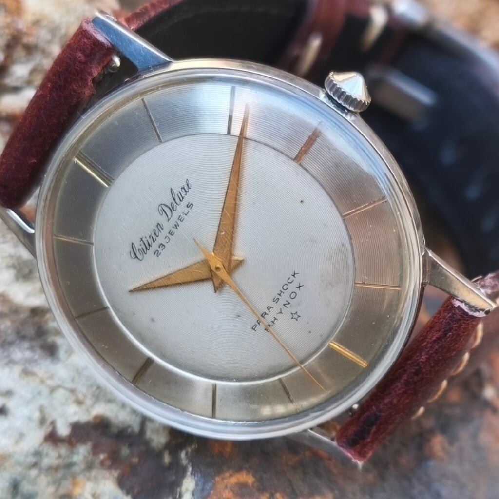 Deluxe】【597058】CITIZEN/シチズン デラックス 23石 機械式 手巻き