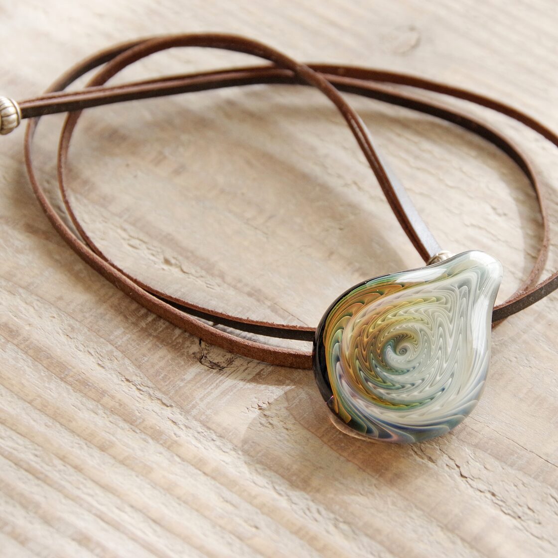 Taiga Glass ネックレス【ペンダント】【アクセサリー】【ボロ 