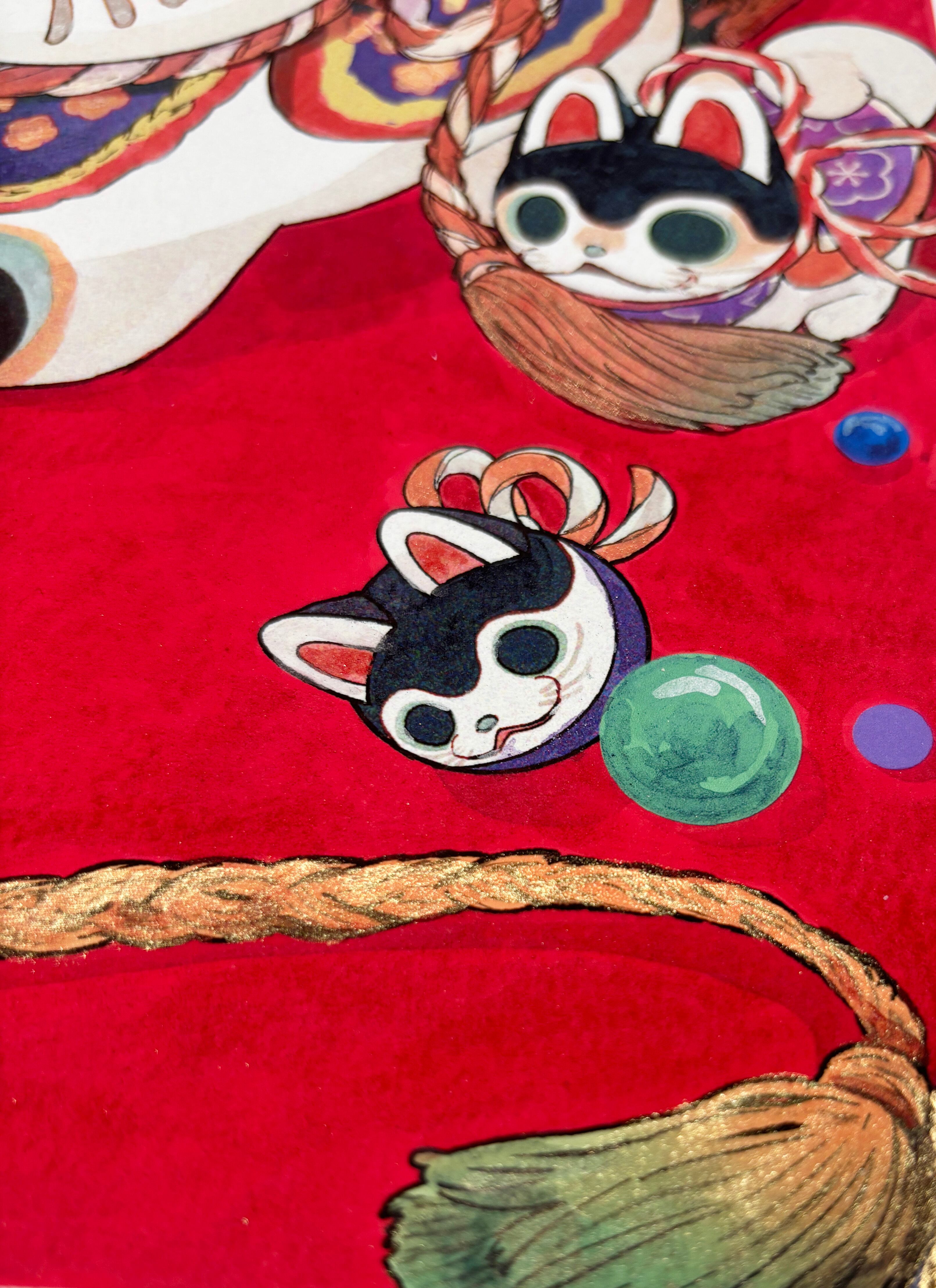 巧藝画「犬と犬張子」 | 大塚巧藝社オンラインストア（美術品）