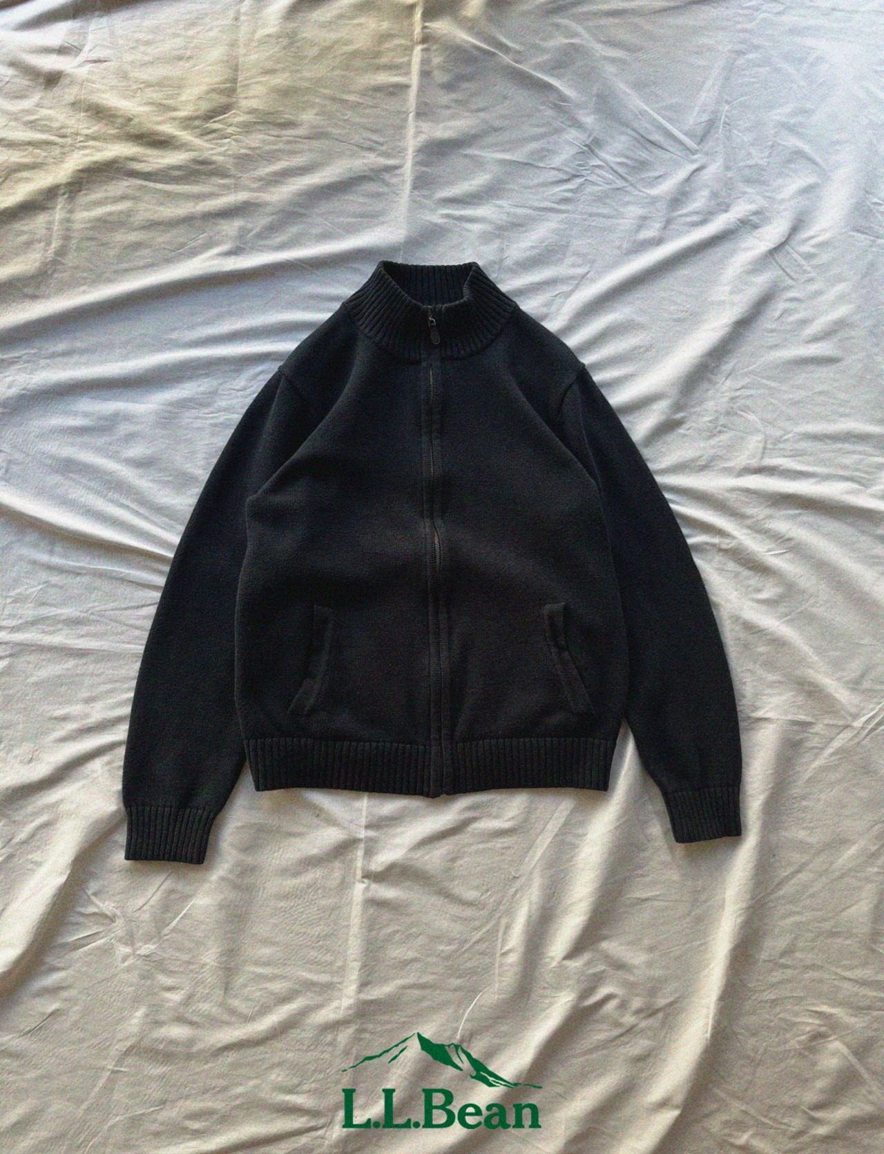 llbean cotton knit - 1