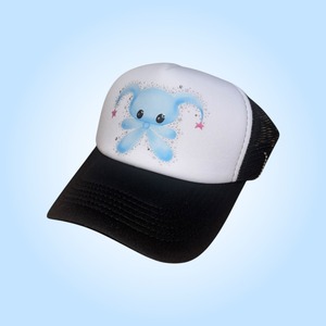 【holy fart】メッシュキャップ(シール、缶バッジ付き)