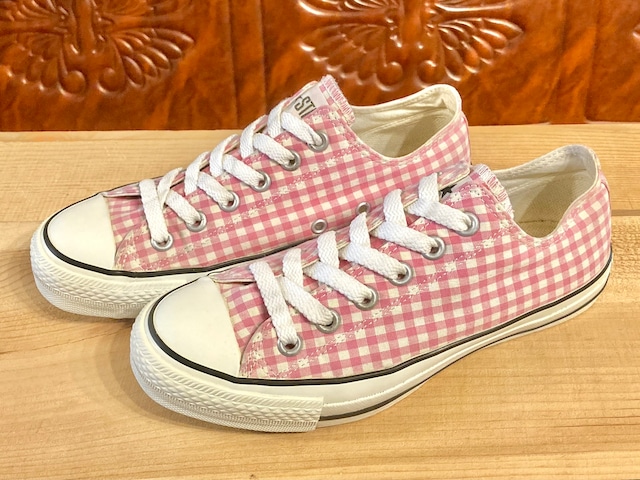 converse（コンバース） ALL STAR GINGHAM（オールスター ギンガム） ox ピンク 5 24cm 237