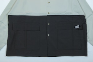 Fu-ji-Blazz Open Collar Shirt [BLACKxGRAY]