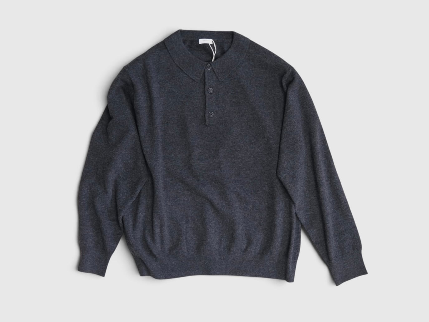 crepuscule“Stripe Mesh Knit Shirt” | Lapel online store