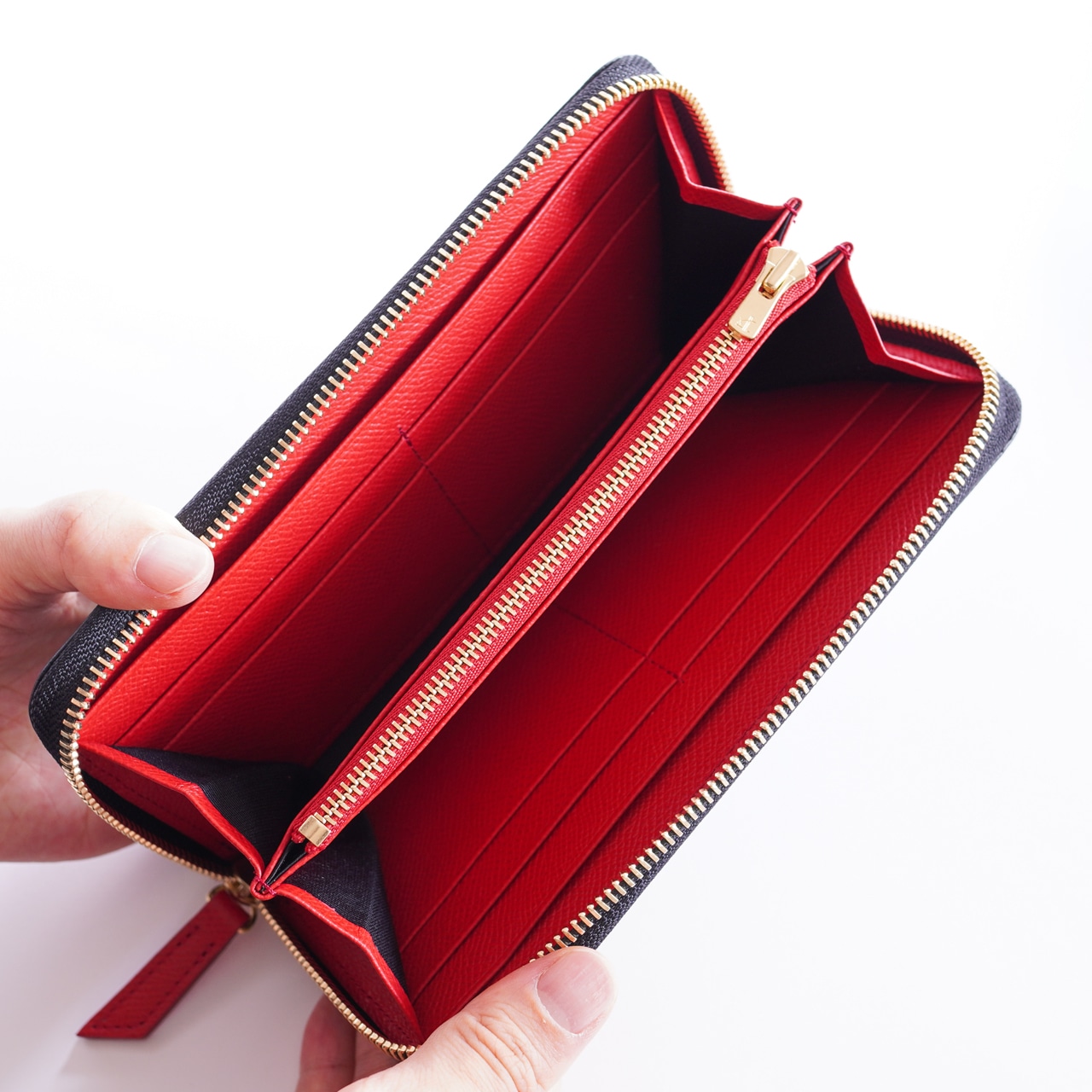 Long wallet ブラック×ルージュカザック・画像2