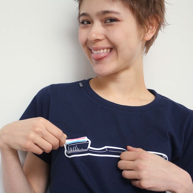 toothbrush Tシャツ（ネイビー）