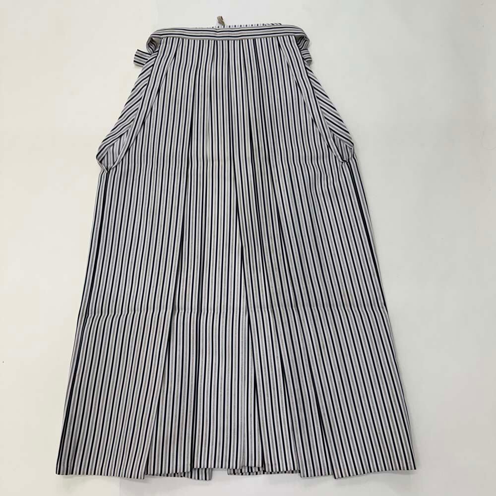 袴 行灯袴 男袴 紐下丈93cm 男性用袴 2Lサイズ 紋付 成人式袴 縞 中古 4839