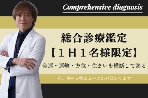 総合診療鑑定~命運・運勢・方位・住まいを横断し、今どこから整えるべきかを見極める(1日1名様限定)