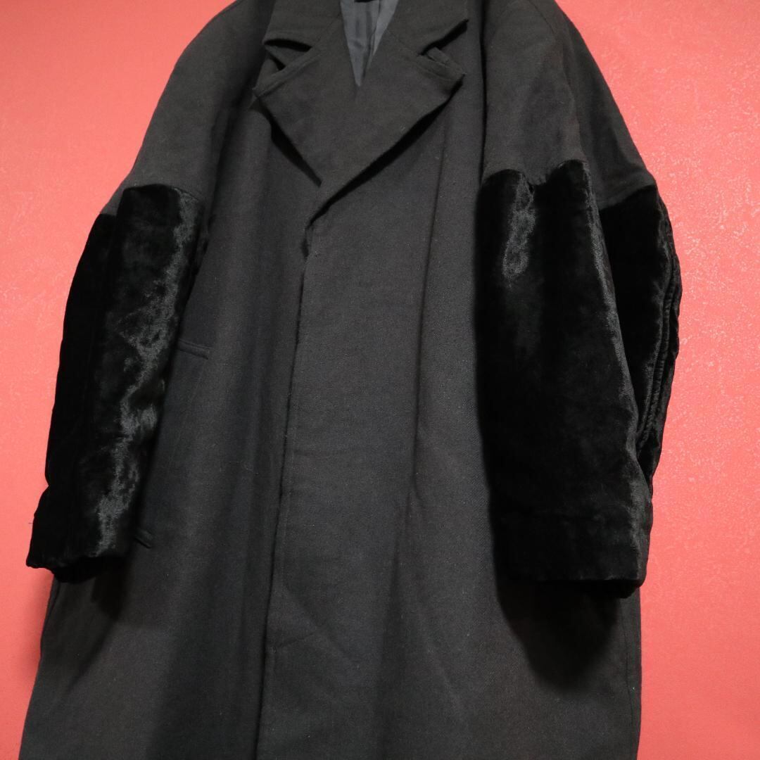 入手困難】COMME des GARCONS 85AW かっこよし ベロア切り替え コート