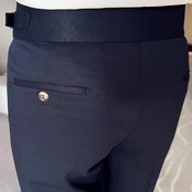 high waist straight pants 00075