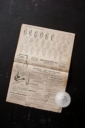 49s フランス LE JOURNAL DES BRODEUSES 手芸と刺繍 新聞d アンティーク