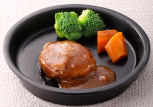 【定価より5％引き！】調理不要・常温でおいしい6年保存食　惣菜　手作りデミソース煮込みハンバーグ　50袋入