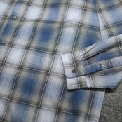 cotton ombre check shirt