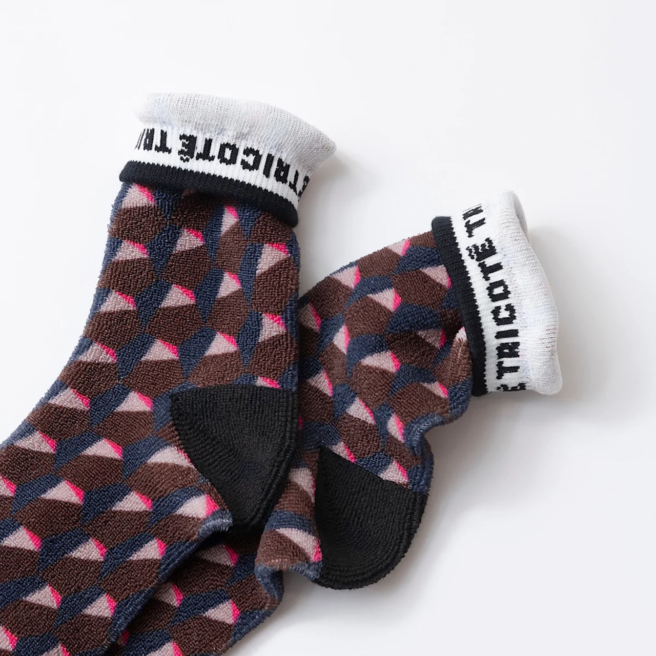 TRICOTÉ / 【25-27cm】POLYGON PILE SOCKS