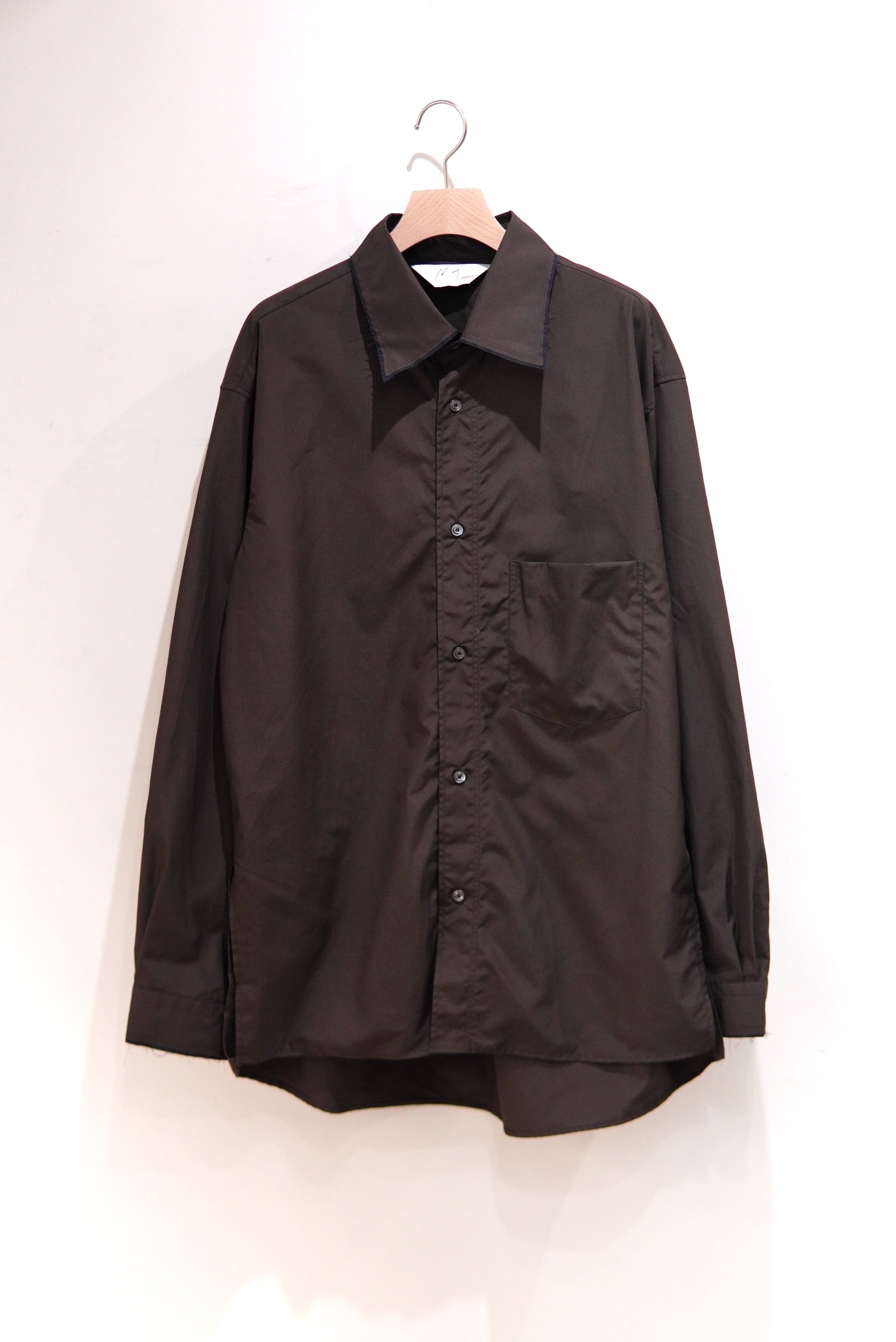 ANCELLM / HIGH-COUNT FRAYED OVER SHIRT / ANC-SH83