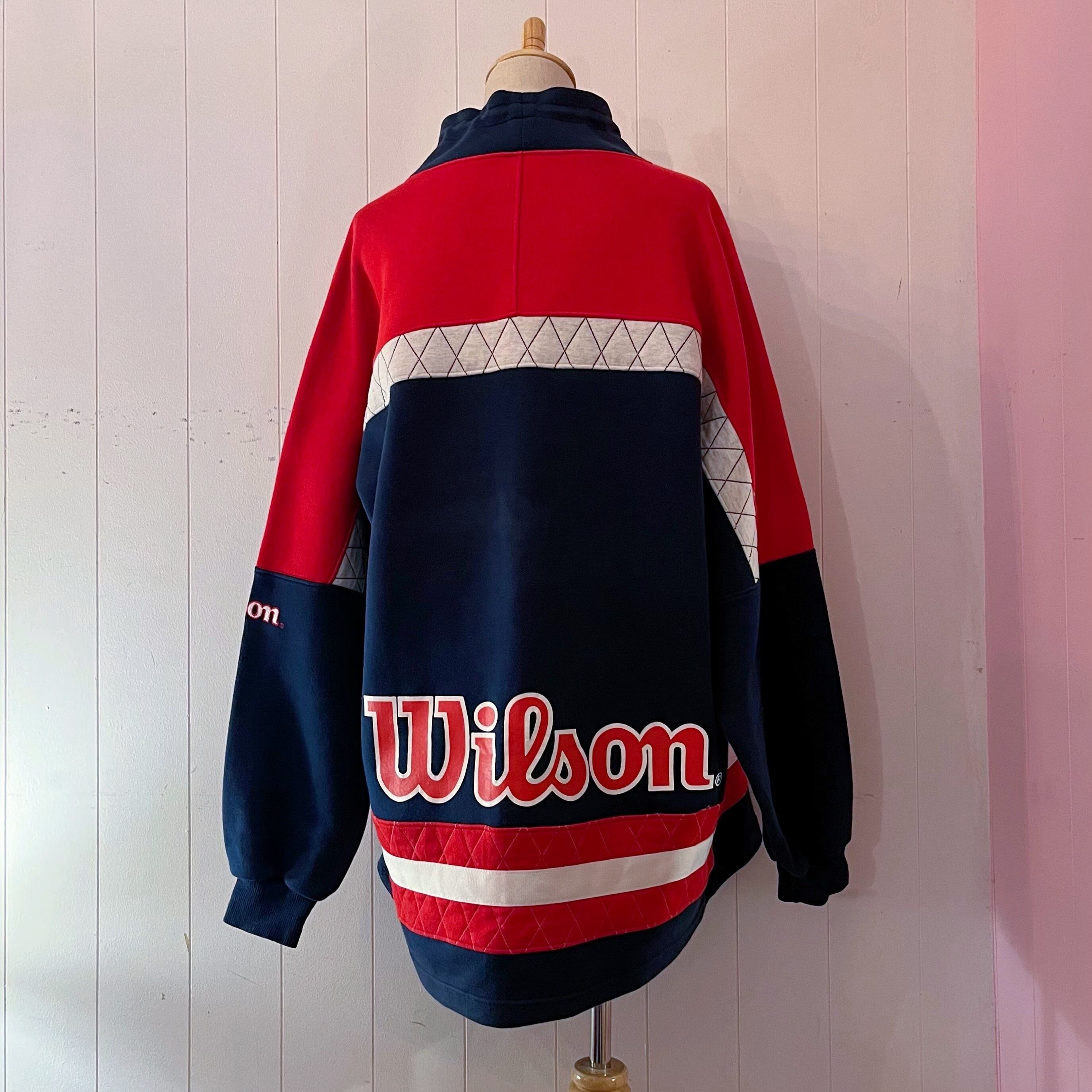 wilson / red navy high neck sweat