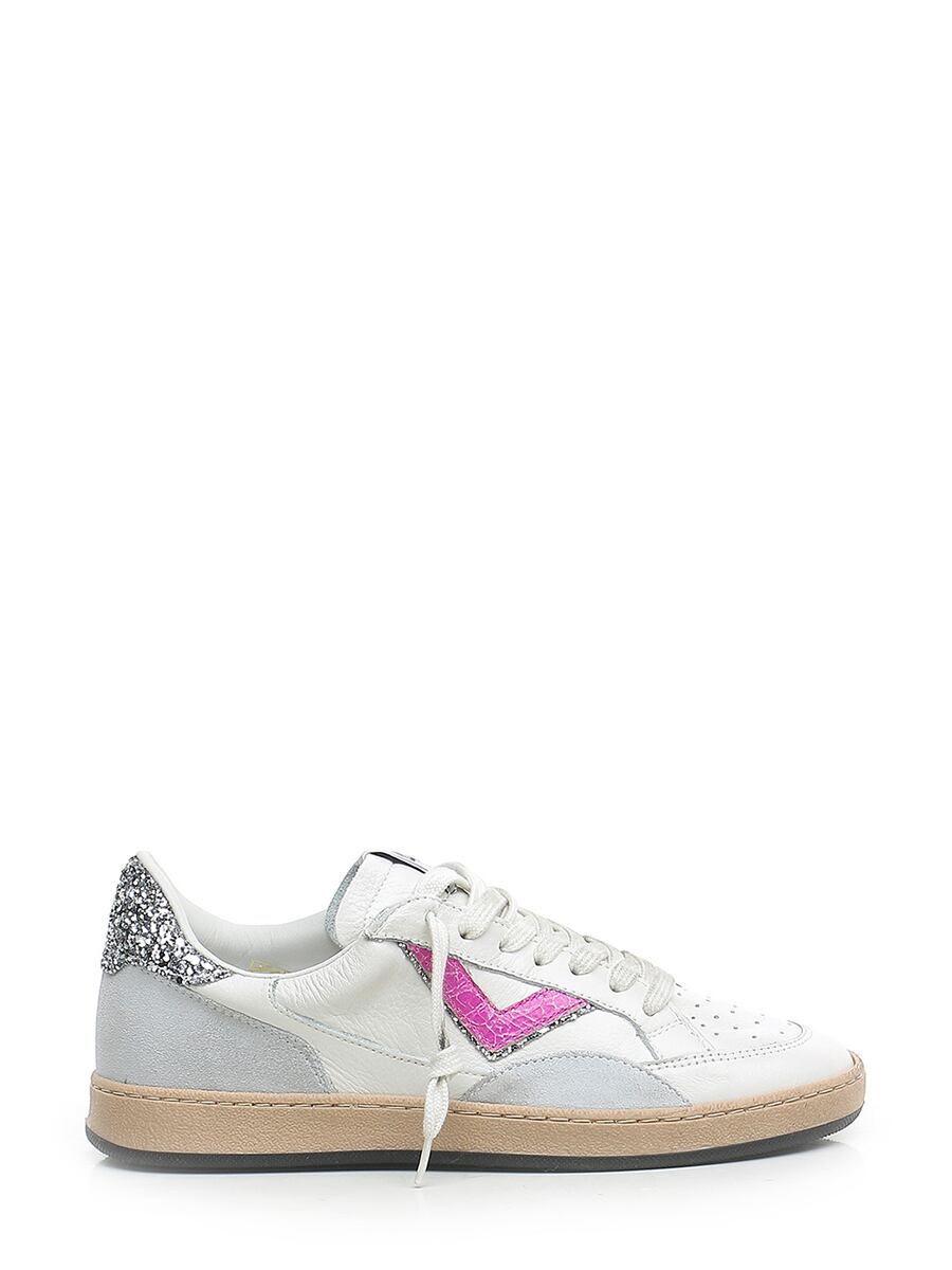 4B12 スニーカー レディース White/fuxia PLAYN D2000