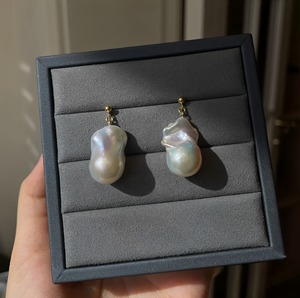 Pearl earrings 14k gold filled【H00007】
