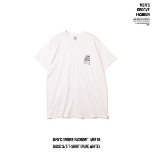 BASIC S/S T-SHIRT (PURE WHITE)