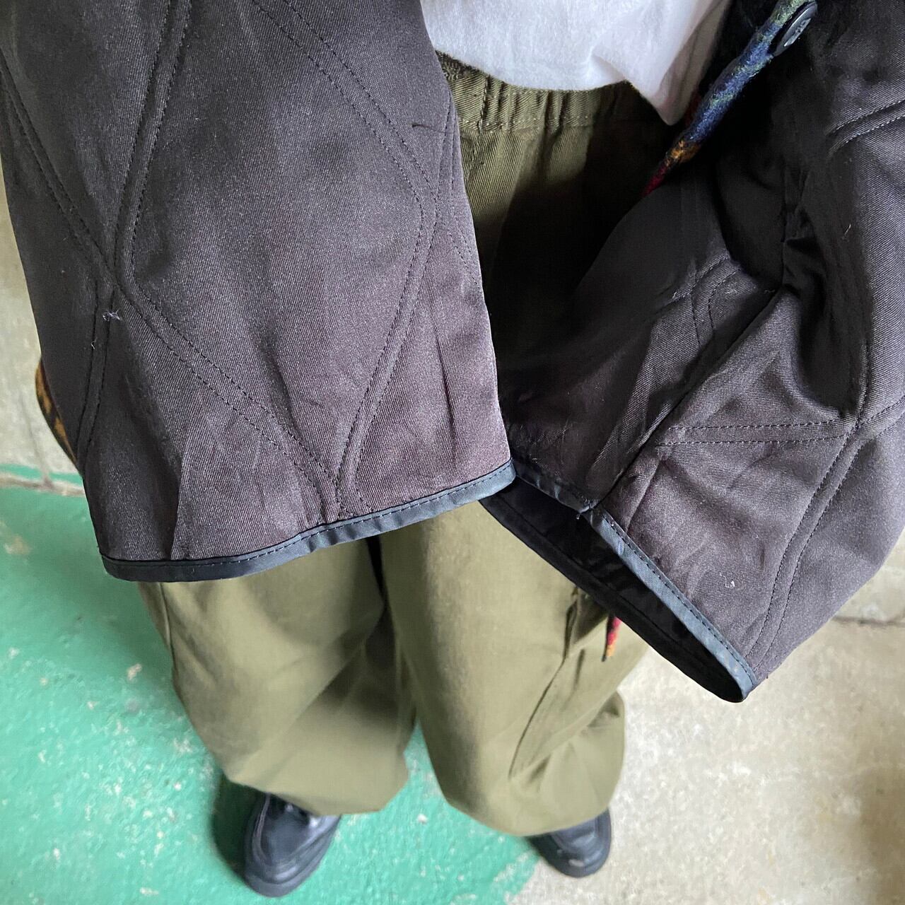 ビンテージWOOLRICH 80s ネイティブ柄 ウールジャケット USA 古着 80s USA製 WoolRich ネイティブ チマヨ 総柄 ウール ブランケット