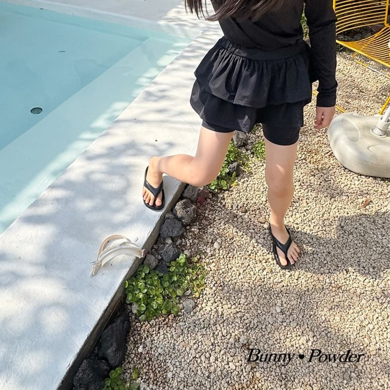 [Bunny Powder] (Feature) Swim Cancan Leggings (L/XL) / [버니파우더] (기획)스윔캉캉치랭스 (L/XL)
