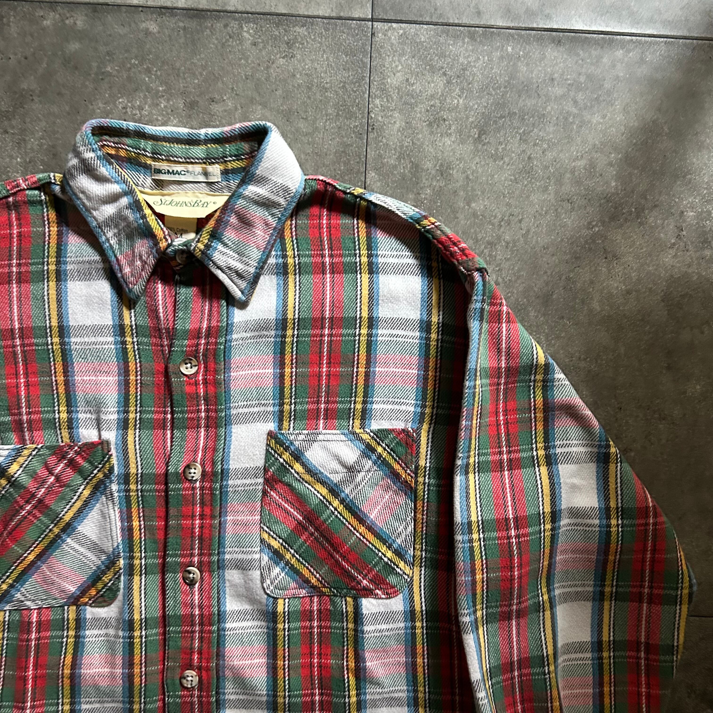 80s90s セントジョンズベイ×big mac ヘビーネルシャツ USA製 | 東京準備室 