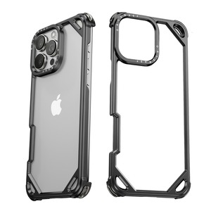 ◆iPhone16/15 Pro/Pro Max◆ Aluminum Alloy Minimal Bumper Case / アルミニウム アロイ ミニマル バンパー スマホケース
