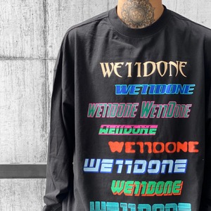 【WE11DONE】LOGO LONG-SLEEVED T-SHIRT