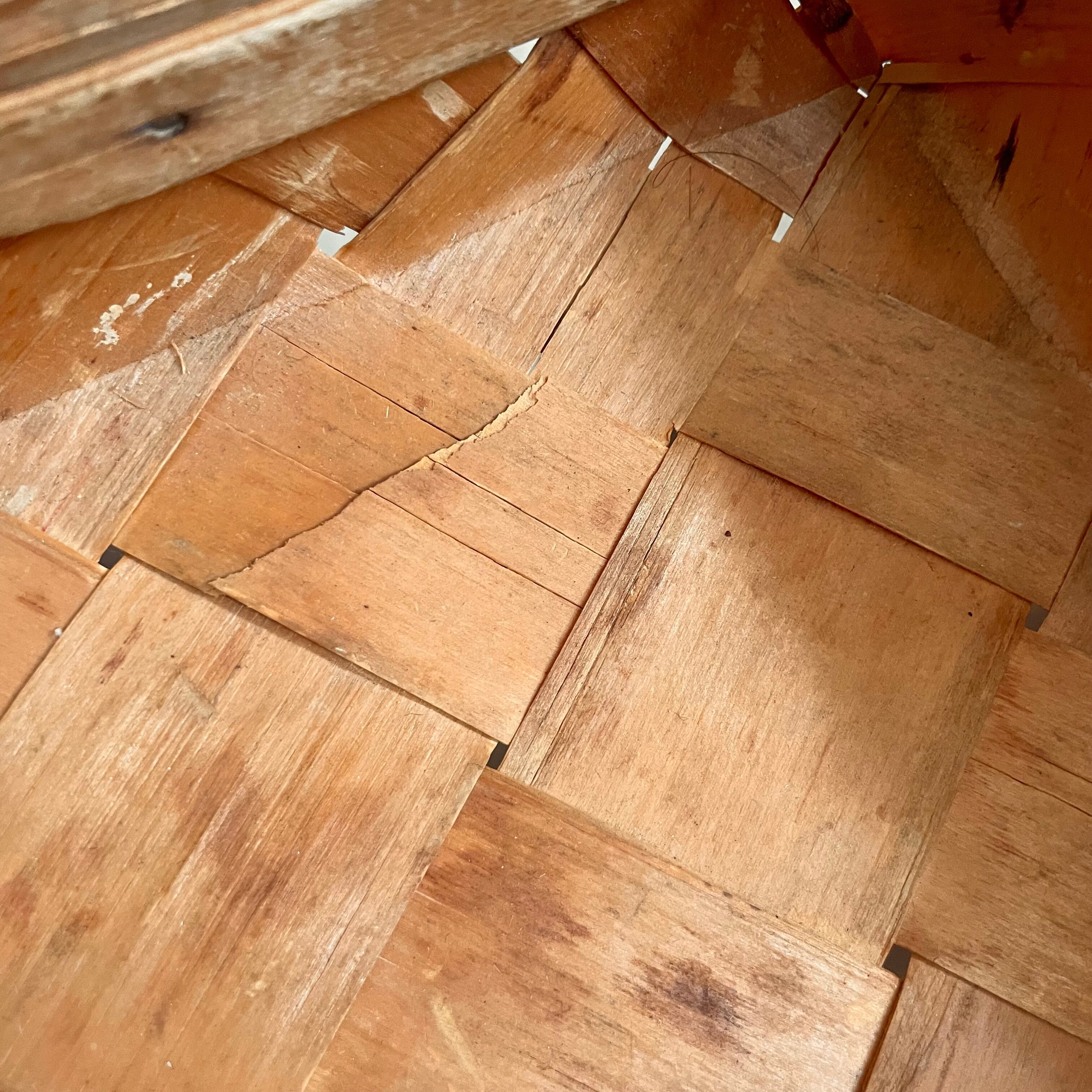 スポーンコリの取手付きのトレイなかご | tsuitachi craft&brocante