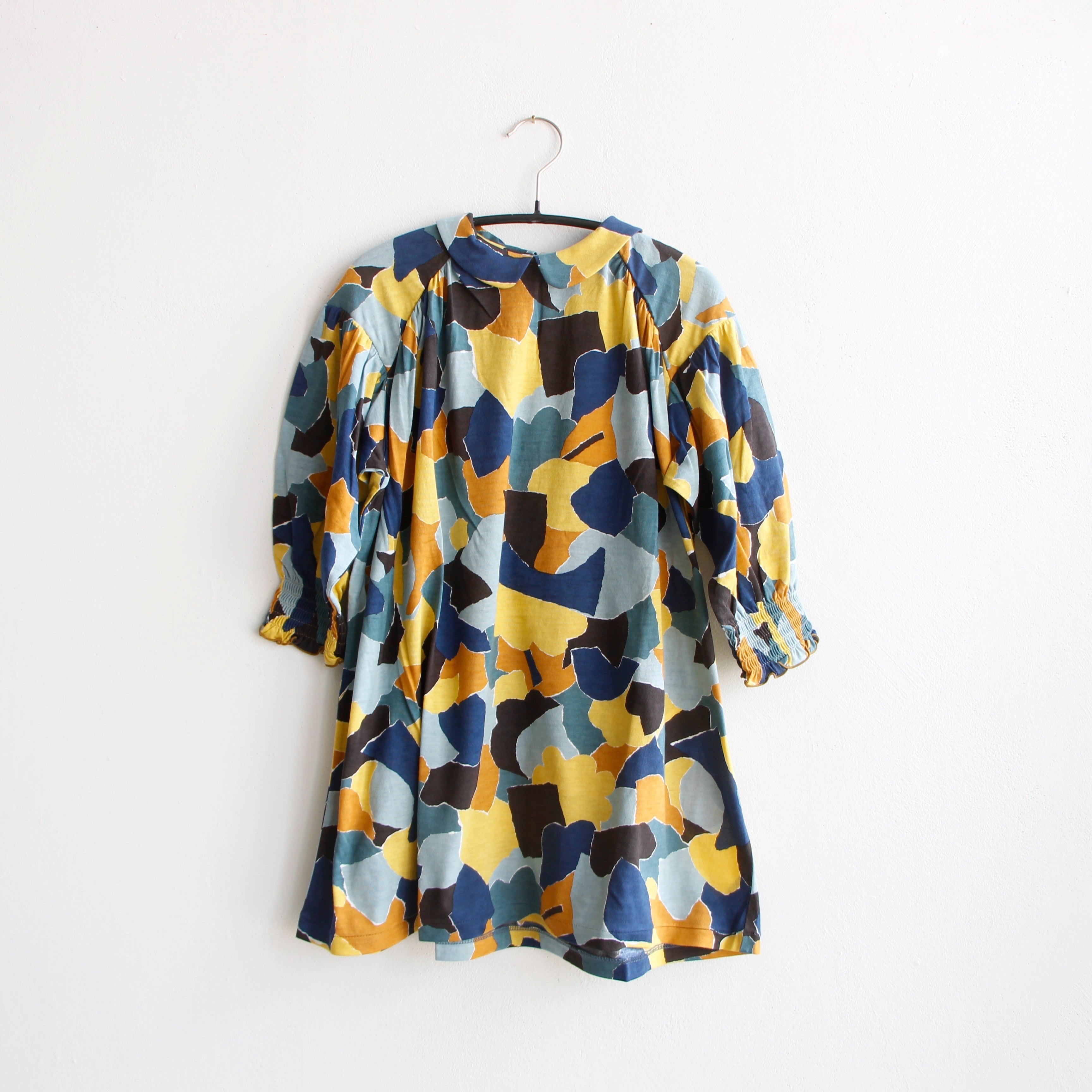《mina perhonen 2020AW》foliage ワンピース / yellow mix / 110-130cm