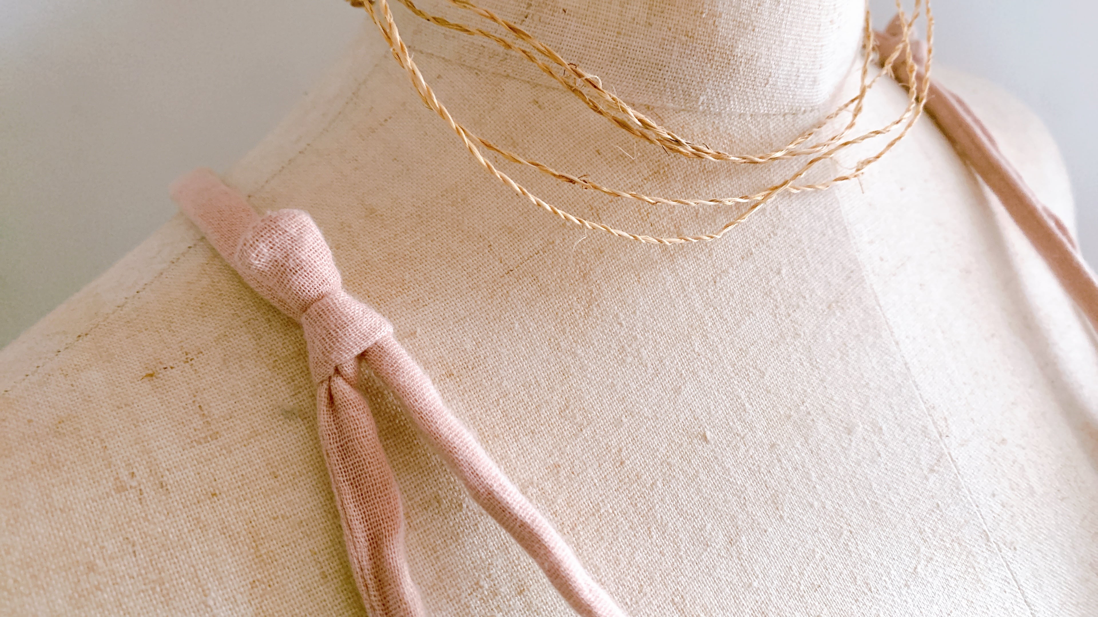 　締めつけない下着　“ゆる〜りブラ“    ピンクベージュ　第4チャクラ