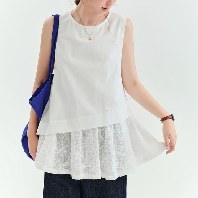 floral embroidery peplum blouse