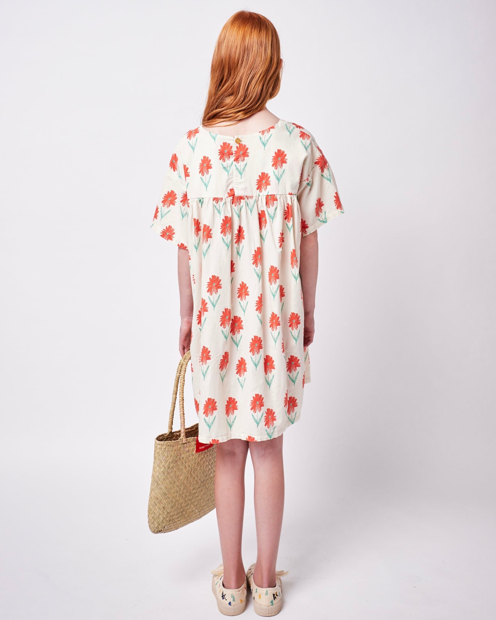 BOBO CHOSES 2022SS》Woven dress / Petunia / 10-11Y | cirkel mote