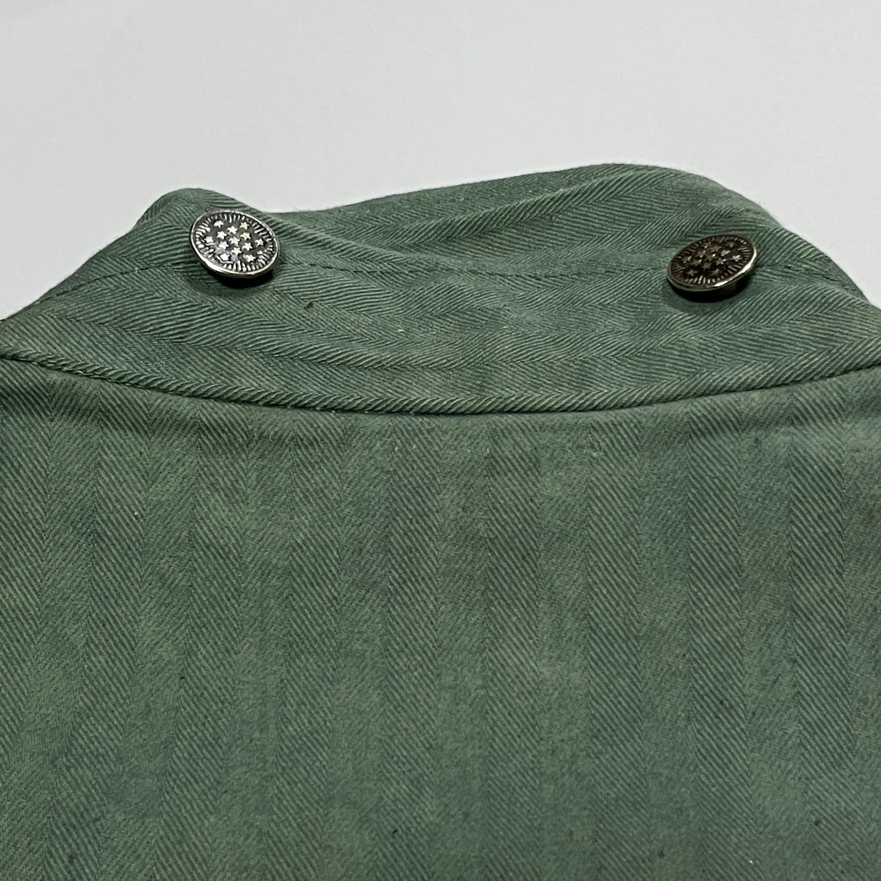 40s◎米軍 実物 M-43 大戦 HBT ヘリンボーン 雰囲気フェード◎美品