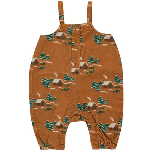TINY COTTONS 23AW 〉COTTAGE BABY DUNGAREE caramel / オールインワン ...