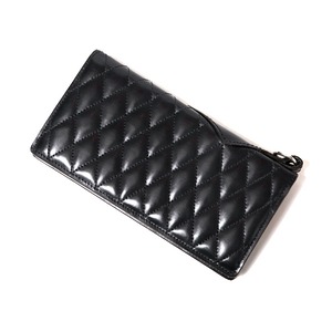OUTSIDERS DIA QUILTED LEATHER WALLET ＜PORTER COLLABORATION＞(BLACK) / RUDE GALLERY BLACK REBEL