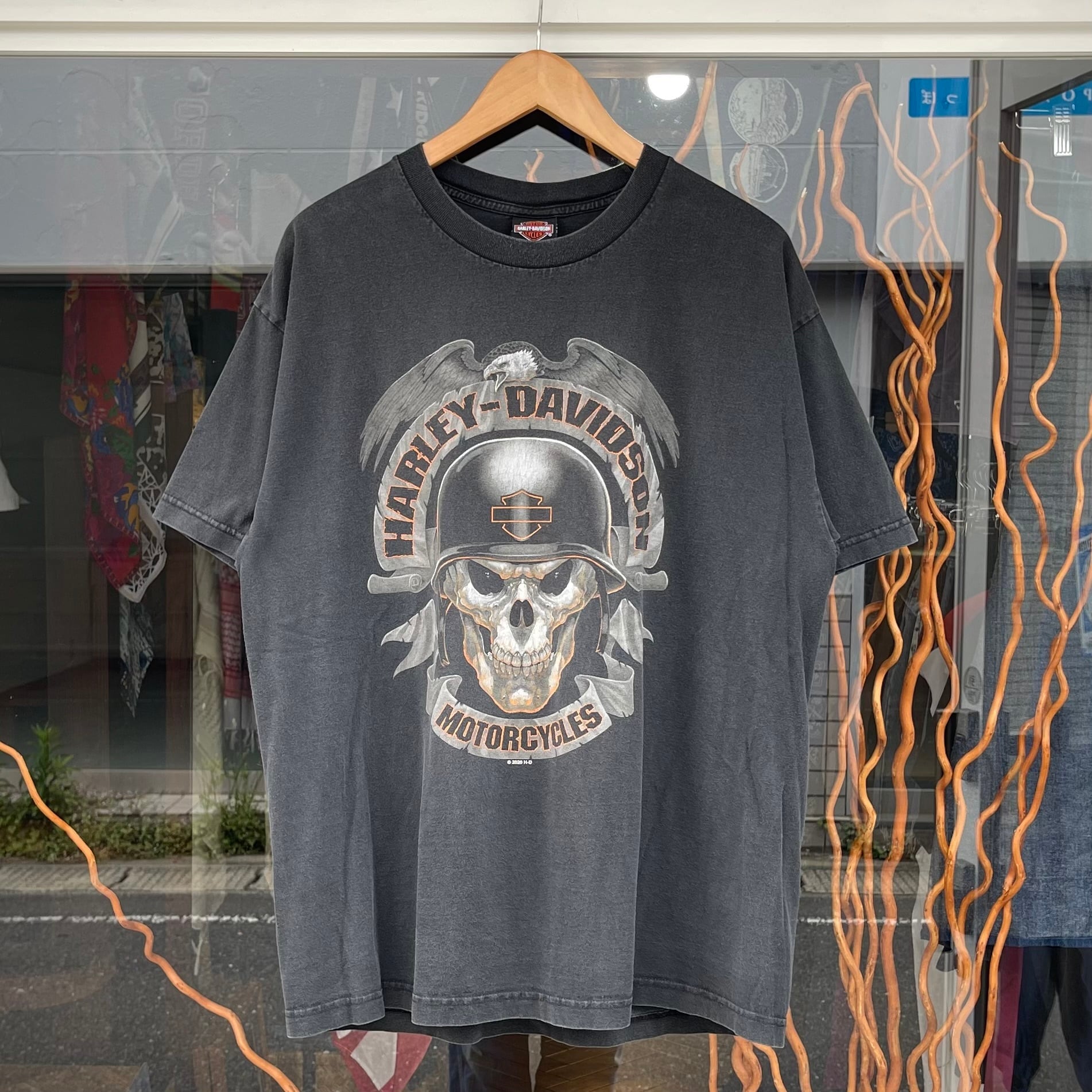 【Sz:XL?】20s HARLEY DAVIDSON 『STAN'S』 Tシャツ