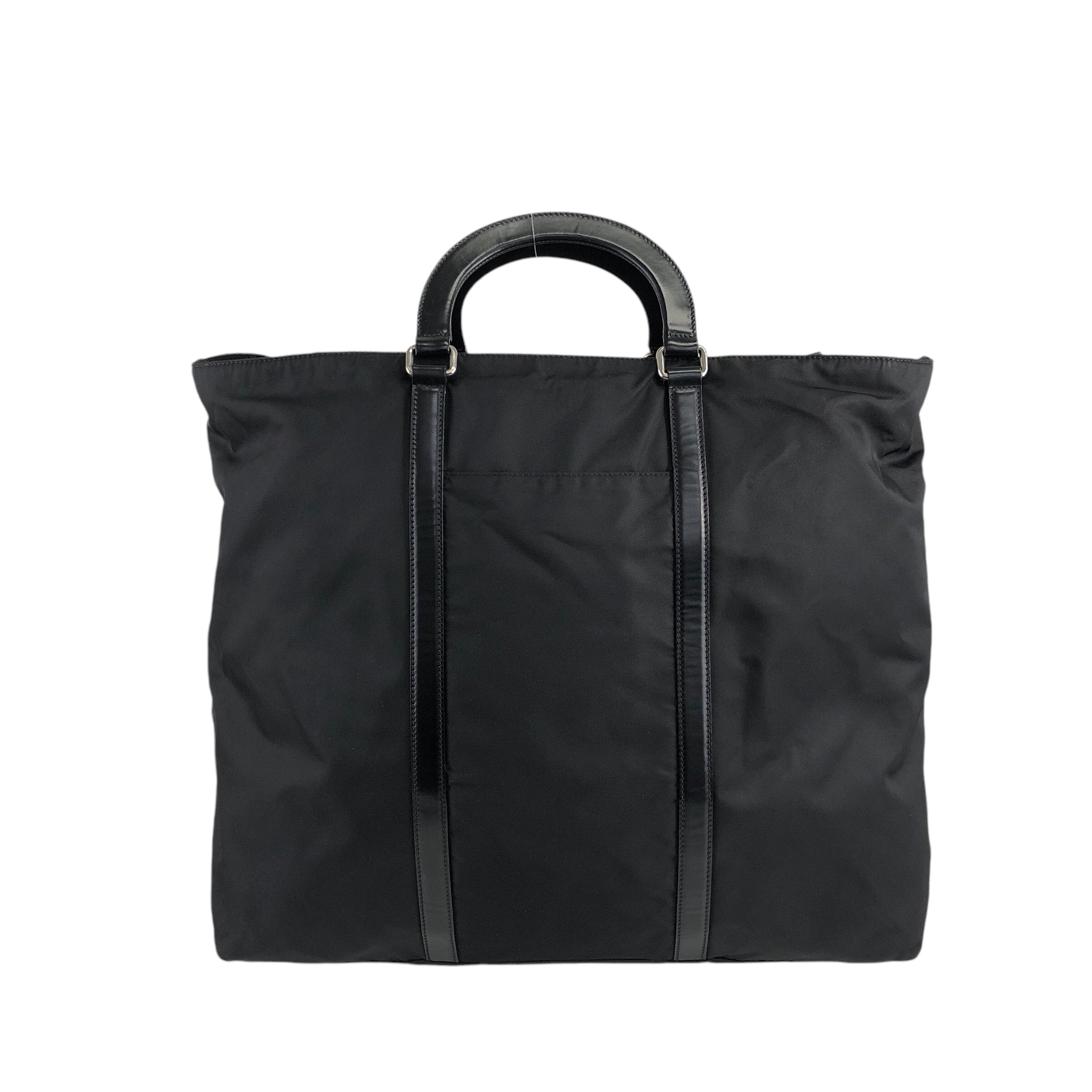 ぐ*ん様 【美品】PRADA プラダ　トートバッグ　ナイロン　ブラック　トライア PRADA プラダ トートバッグ ブラック トライアングルロゴ ナイロン