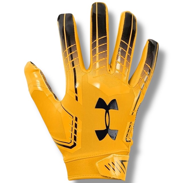 UA F6 GLOVE イエロー ブラック アメフト グローブ
