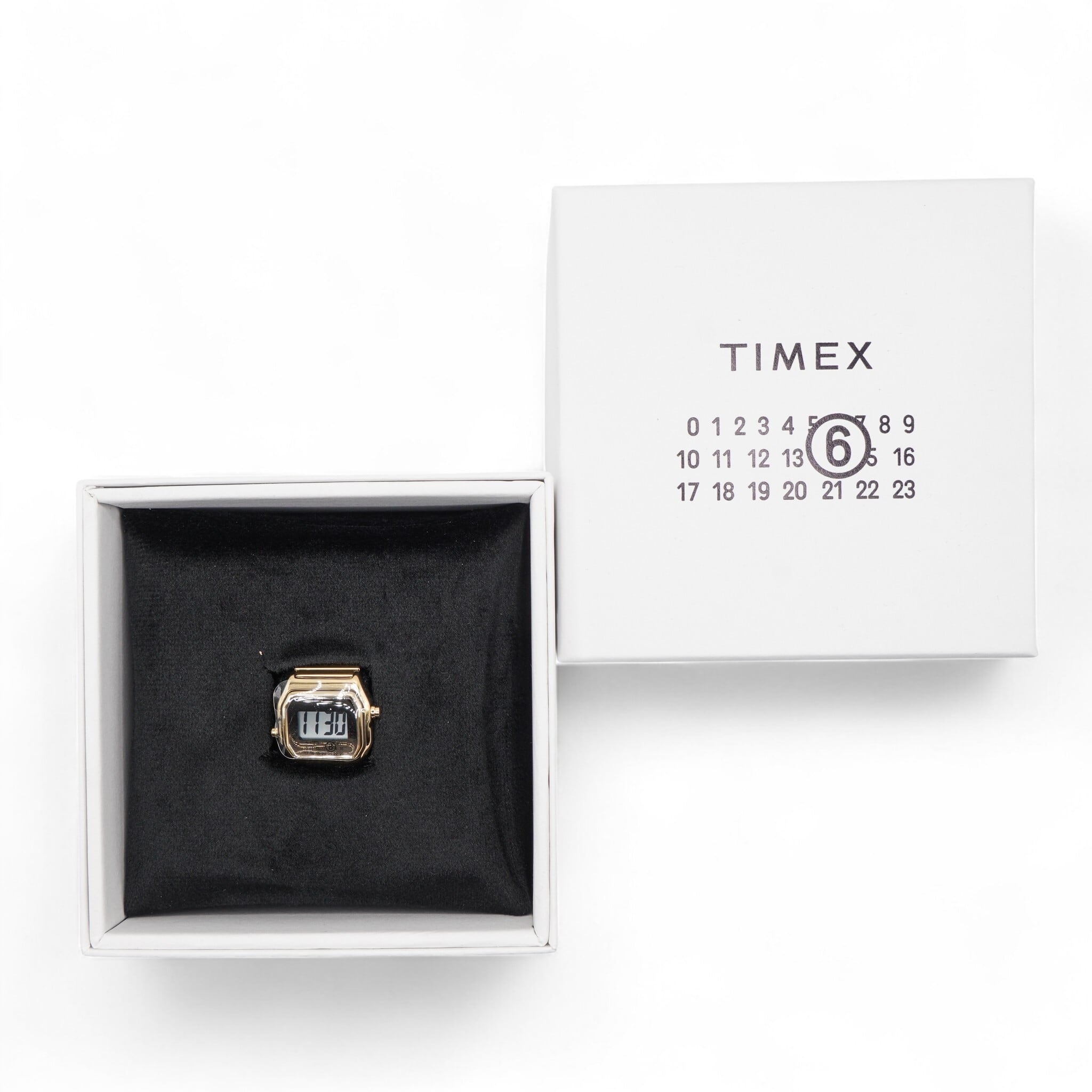 MM6 TIMEX RING WATCH S/M GOLD タイメックス リングウォッチ ゴールド