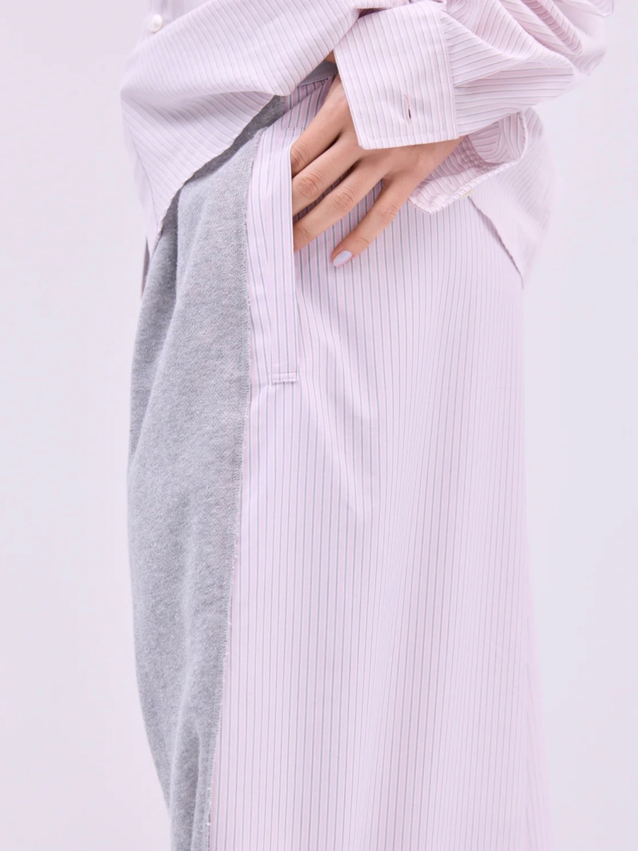 【26SS】THINGS THAT MATTER シングスザットマター / スウェット パンツ / LIGHT STRIPE SWEAT PANTS - 7