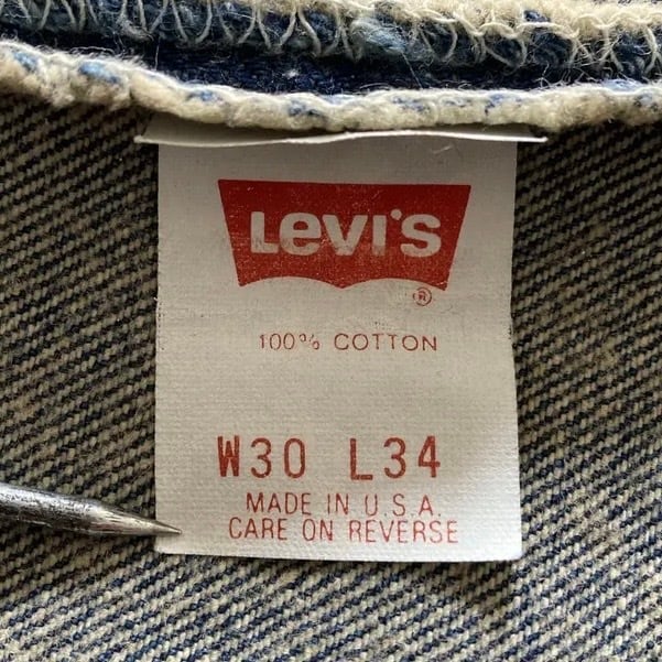 W30 L34】90's US.Levis 501 リーバイス サンアンジェロ工場(552