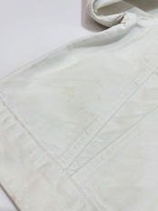 60s Levi’s "70505-1051" WHITE DENIM JACKET MADE IN USA Size 42