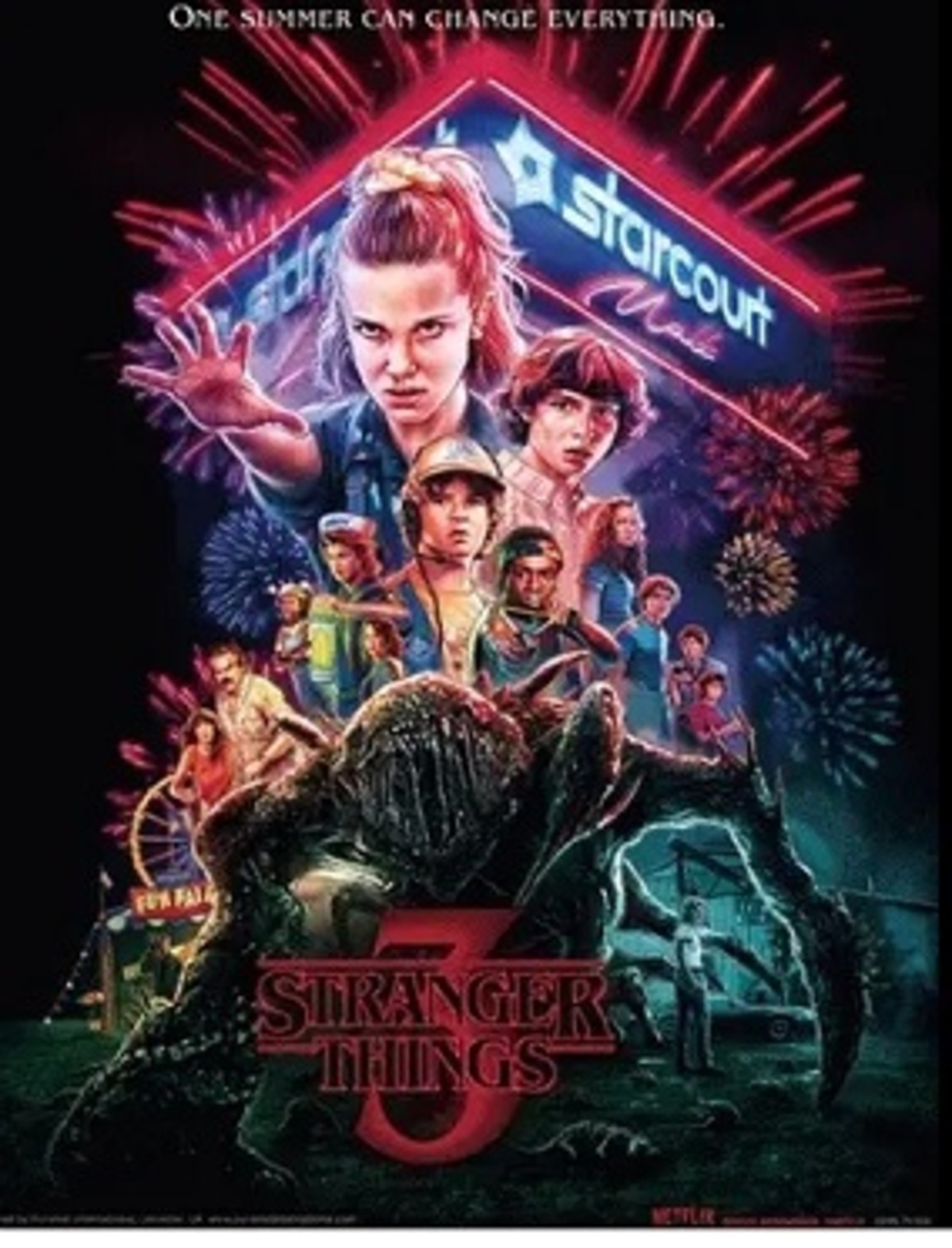 3Dアート】ストレンジャー・シングス未知の世界 シーズン3 Stranger 