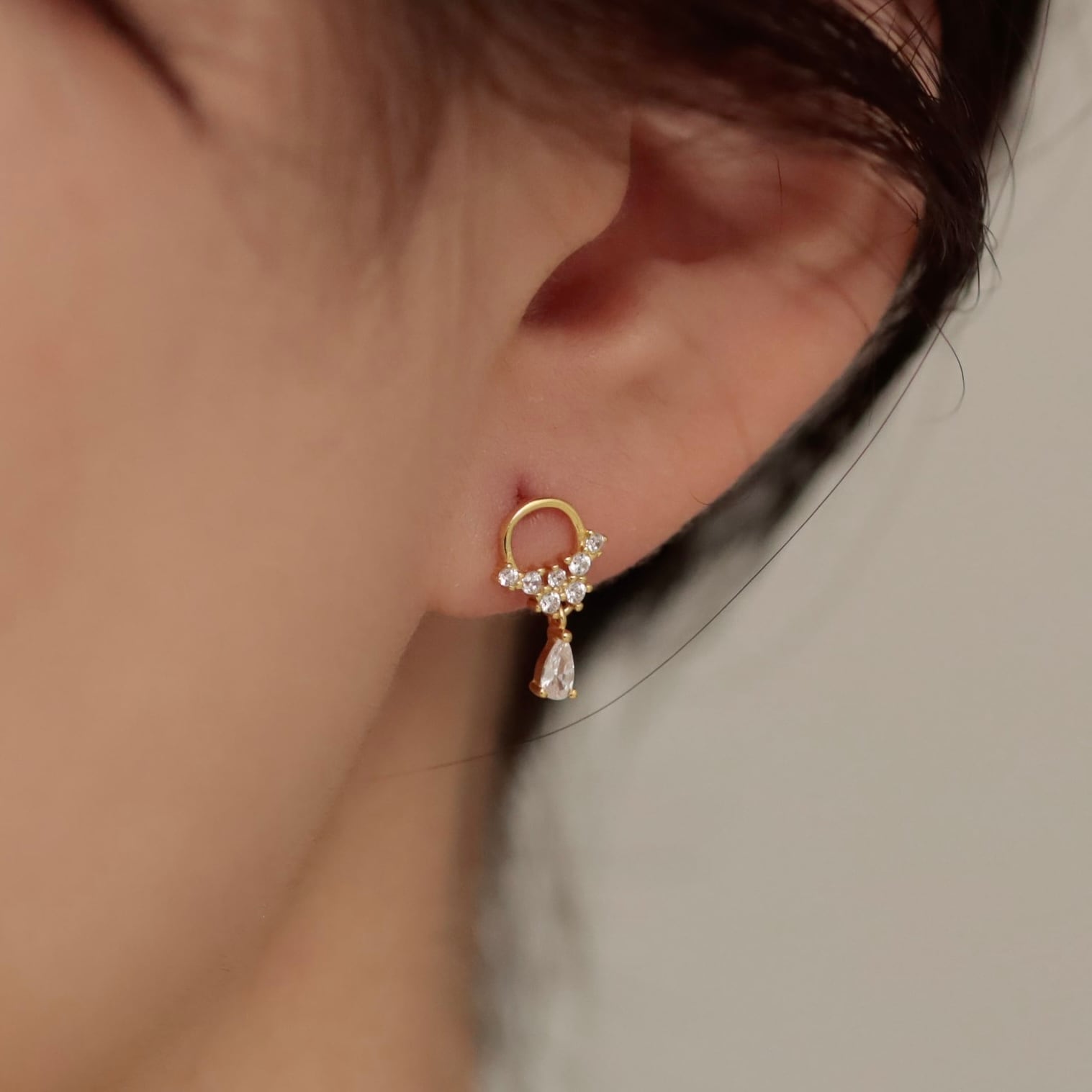 S925 zirconia shake pierce #p20 | apire