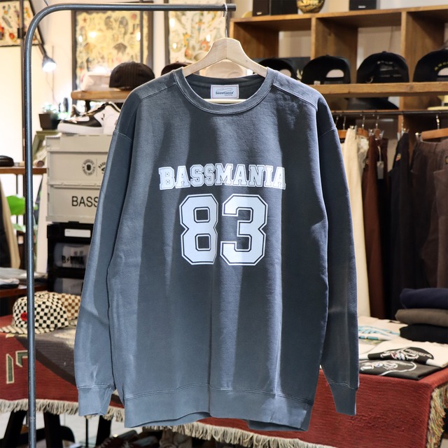 83 Numbering Garment Dyed Sweatshirt  [PEPPER]
