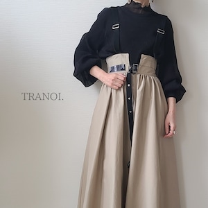 【TRANOI.】マルチway zip ドレス(231J403)